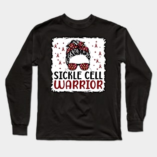 Sickle Cell Warrior Sickle Cell Awareness Long Sleeve T-Shirt